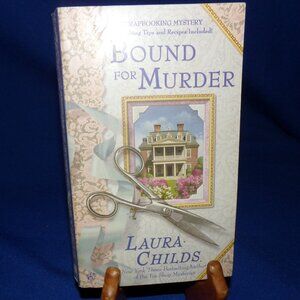 Vintage Paperback Book - Bound for Murder by Laura Childs - Scrapbooking Mystery